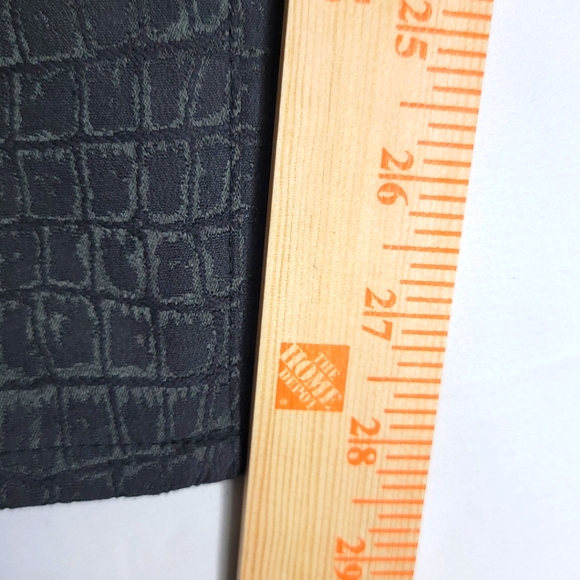 NWT Elie Tahari Azella Jean Crocodile Embossed Print Size 10 #429 - Picture 6 of 9